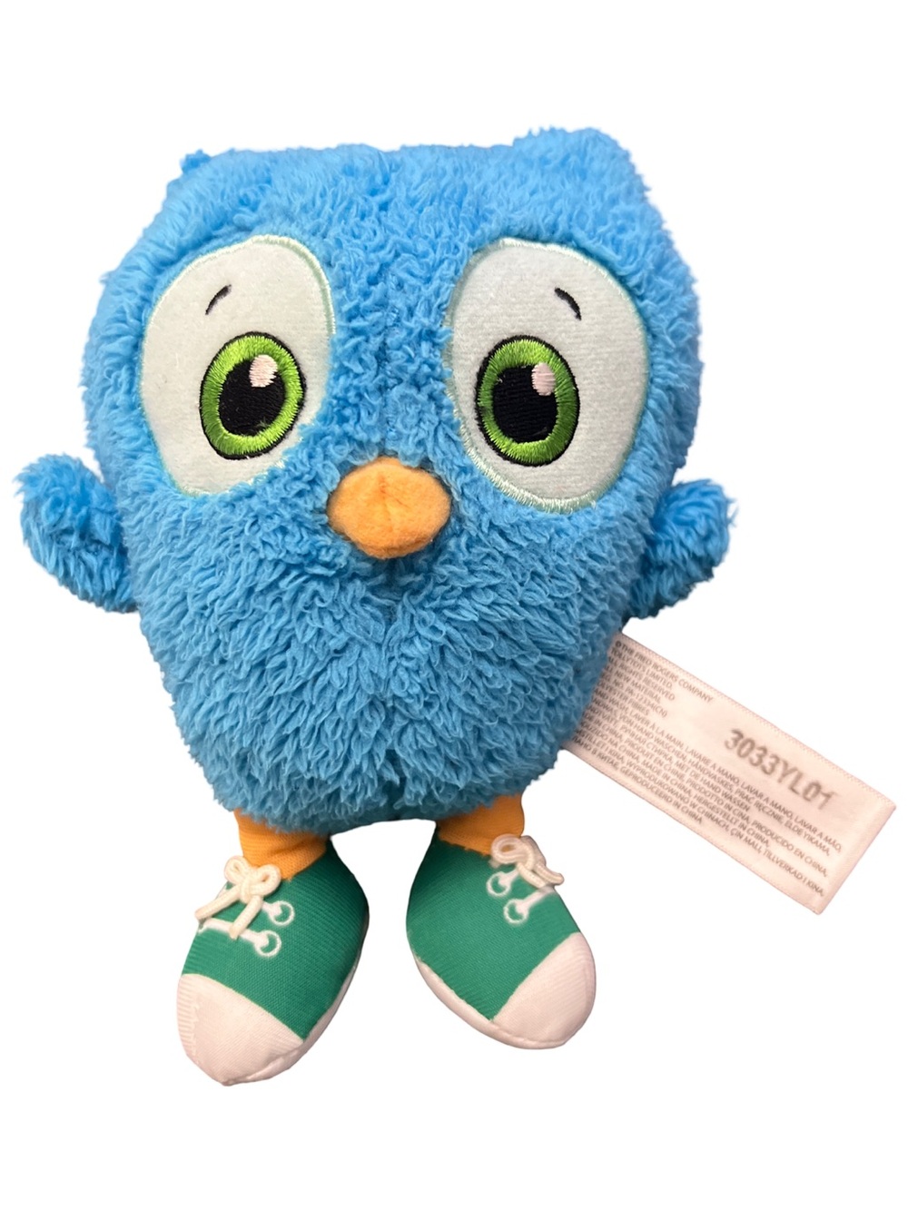 Daniel Tiger's Neighborhood O the Owl Blue Toy Plush The Fred Roger’s Company 7”